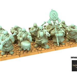 Dwarves - Marksmen - Sons of Ymir - Highland miniatures