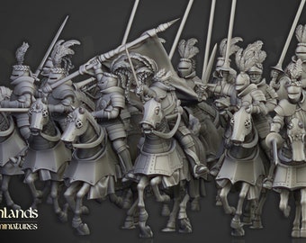 Imperial Fantasy - Sunland Knights on Horse, Imperial troops
