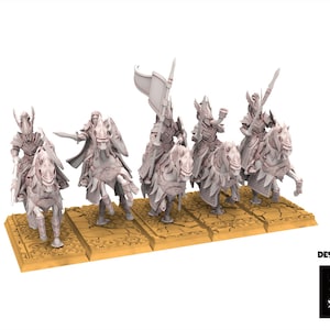 Elfi Alti - Cavalieri di Ashur - Silvermoor - Miniature di The Beholder