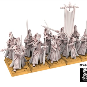Elfi Alti - Lame di Ashur - Silvermoor - Miniature di The Beholder