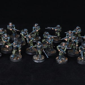 Rundsgaard - Main Troops, imperial infantry, post-apocalyptisch rijk, bruikbaar voor tabletop wargame.