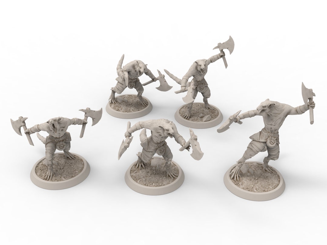 Rattigan - Infantry Barbarian, Giant Rat of the Dirty Deep, Big Mouse ...