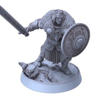 Vikings - Garleif Ravenwing - Northmen of the Howling Glacier, daybreak miniatures, for Wargames, Pathfinder, Dungeons & Dragons