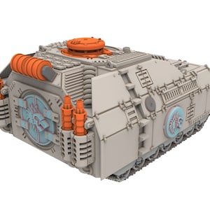Military - Suneemon Heavy Transport - A Relic of Damocles&#39; Conquest, imperial, post-apocalyptic empire, usable for tabletop wargame