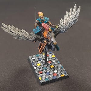 Imperial Fantasy - Lord Wizard on Pegasus - Sunland - Highlands Miniatures