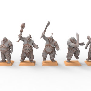 Ogres - Ogre Mercenary, massive one-handed weapons