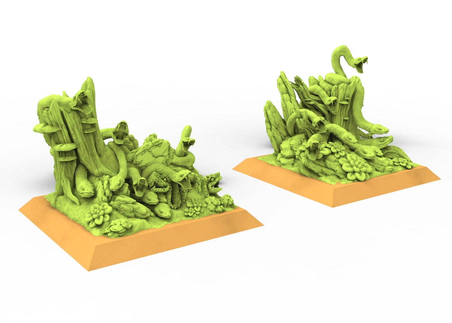 Epic Miniatures Fantasy - Sciame Di Serpenti (Snake Swarm) Per Dungeons And Dragons DnD