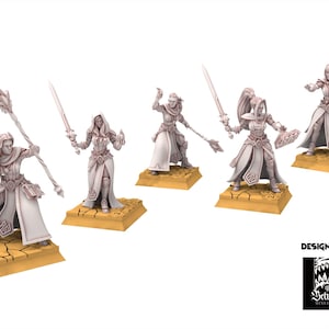 Elfi Alti - Strega - Silvermoor - Miniature di The Beholder