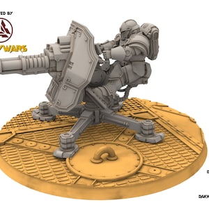 Legio Prima - Victrix Support Turret, mechanized infantry, post apocalyptic empire, usable for tabletop wargame.