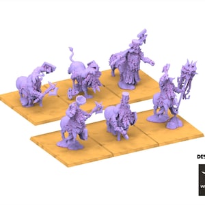 Infernal Dwarves - Taurukh Enforcers dwarf Immortals beast axes usable for Oldhammer, battle, king of wars, 9th age