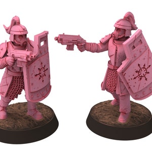 Harbingers of darkness - Luxury god Breachers - Specist infantry, Siege of Vos-Phorax, Quartermaster3D tabletop wargame modular miniatures