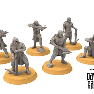 Orcs horde - Orc infanterie spearmen, Orc warriors warband, Middle rings miniatures pour wargame D&D, SDA...