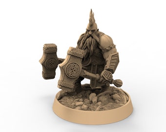 Dwarves - Flint Hammerfell The White Ravens of Norrokk, daybreak miniatures