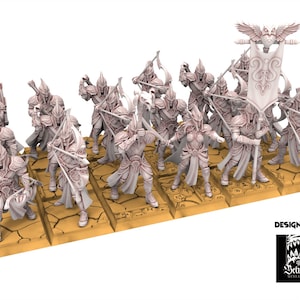Elfi Alti - Arcieri - Silvermoor - Miniature The Beholder