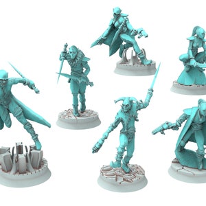 Dark Jester - Harlequin Jester Killer Assassin Dark eldar drow