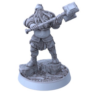 Vikings - Holgrim Broadneck - Northmen of the Howling Glacier, daybreak miniatures, for Wargames, Pathfinder, Dungeons & Dragons
