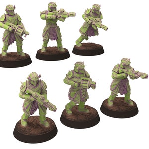 Harbingers of darkness -  Heretic Bloodsworn Chosen - Special weapons - Siege of Vos-Phorax, Quartermaster3D wargame modular miniatures