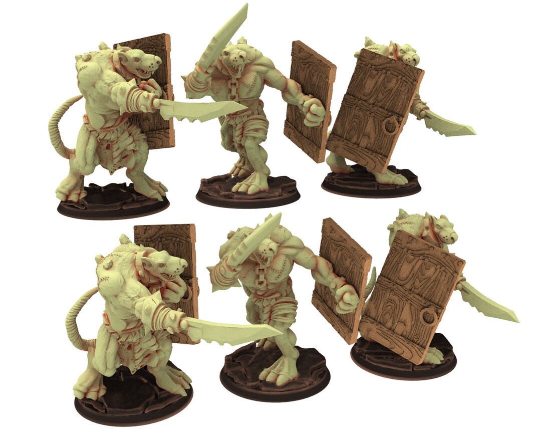 Rattigan - Giant Rat Warriors, Big Mouse, Plague Spreader - Etsy