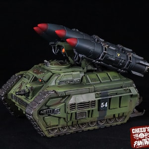 Rundsgaard - Multi Missiles Battle Tank, imperial infantry, post-apocalyptic empire, usable for tabletop wargame.