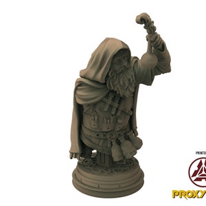 The Forsaken Grove - Bust - Exiled Alchemist, quest for glory, Flesh of Gods, for Wargames, Dungeons & Dragons TTRPG