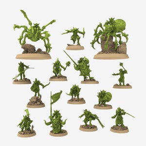 Green Skin - Die Tusked Marauders von Gauntwood, Full Bundle, Tagesanbruch Miniaturen
