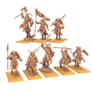 Beastmen - Centaurs Beastmen warriors of Chaos