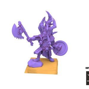 Infernal Dwarves - Goblin Commander - usable for Oldhammer, Fantasy battles, 9th age