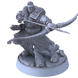 Vikings - Hegar Manhunter - Northmen of the Howling Glacier, daybreak miniatures, for Wargames, Pathfinder, Dungeons & Dragons