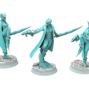Dark Jester - Harlequin Jester Elite lonely Killer Assassin Dark eldar drow