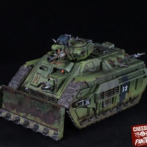 Rundsgaard - Transporting Troops Battle Tank, imperial infantry, post-apocalyptic empire, usable for tabletop wargame.