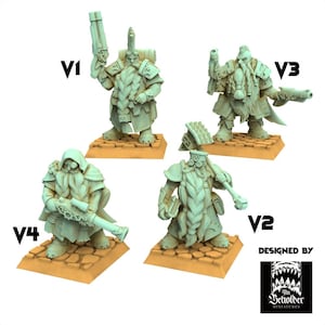 Dwarves - War Engineers - Dwarven Kingdoms - The Beholder Miniatures