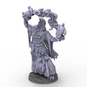 Creatures - Draconian Sorcerer, Time Abyss, for Wargames, Pathfinder, Dungeons & Dragons and other TTRPG.