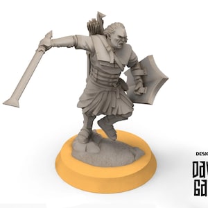 Orc horde - x1 Outrider blood handed Main Captain - Davale miniatures
