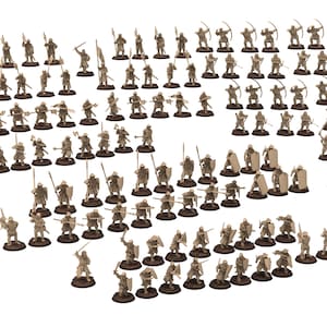 Medieval - England Men-at-arms on foot, Army bundle 12 to 15th century, 100 Years War,  28mm Historical Wargame, Saga... Medbury miniatures
