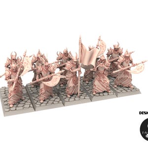 Undead - Cemetery Phalanx, Bloodthirster Skeleton Warrior guard