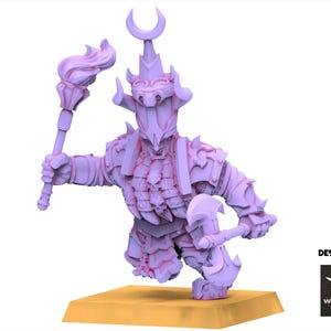 Infernal Dwarves - Infernal Commander - usable for Oldhammer, Fantasy battles, 9th age