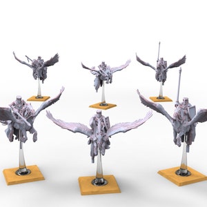 Arthurian Knights - Pegasus Knights - Gallia - Highlands Miniatures