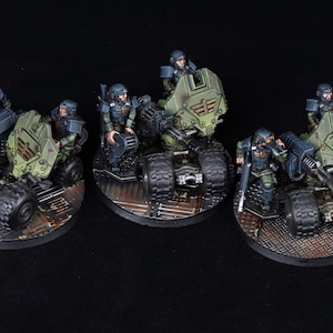Rundsgaard - Raidho Heavy Weapons, imperial infantry, post-apocalyptisch rijk, bruikbaar voor tabletop wargame.