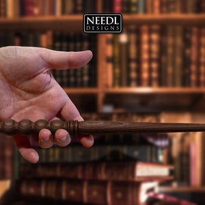 Handmade 'Lobus' Wooden Wand from repurposed items | Magic Wizard Wand | Cosplay | Hand turned