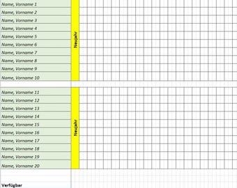 Excel 休暇プランナー – 小規模チーム、休暇、欠勤計画用のわかりやすいカレンダー テンプレート (ダウンロード)