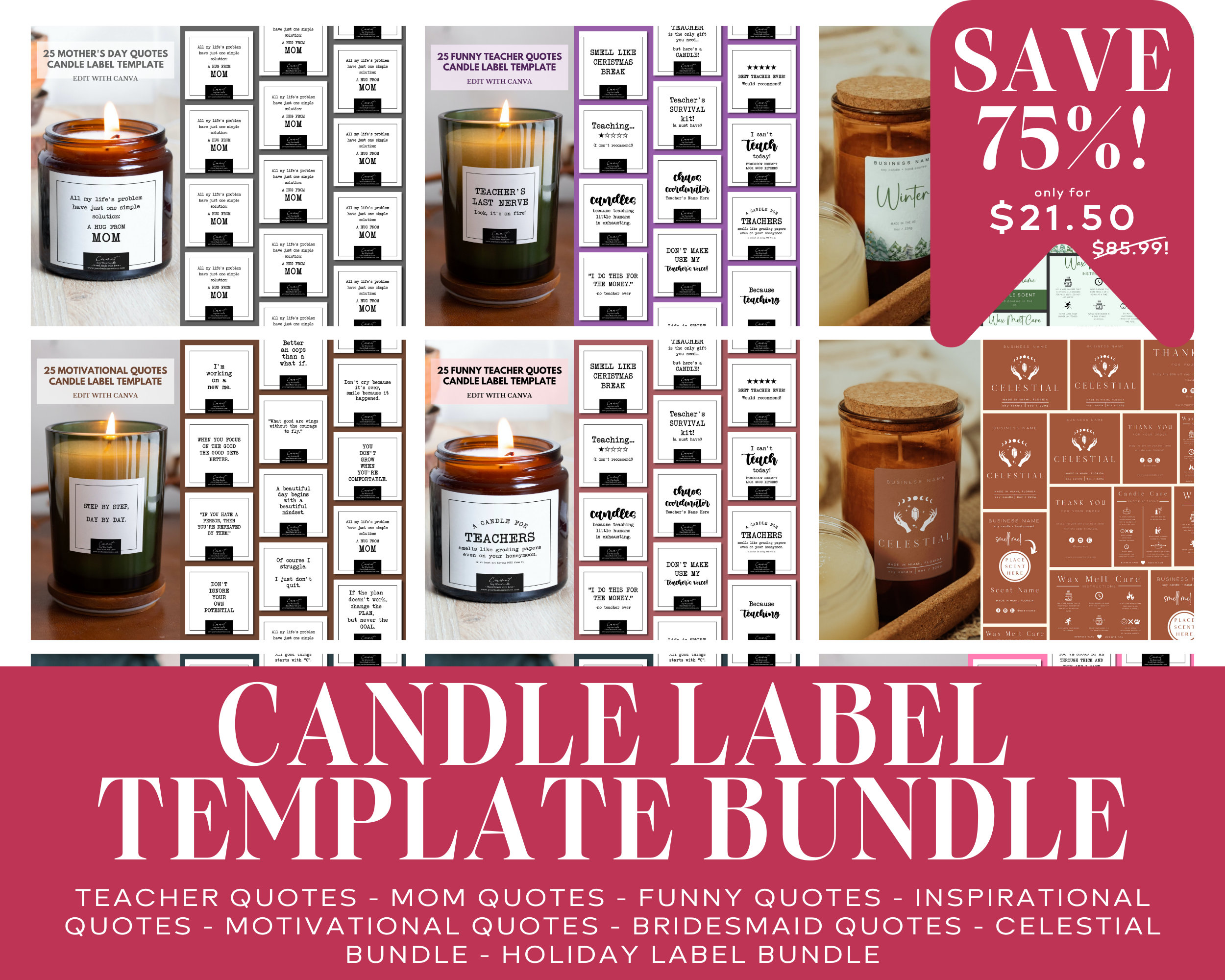 Buy Candle Labels Online In India - Etsy India