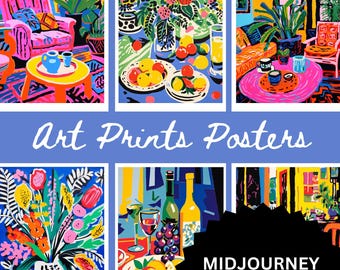 Midjourney-prompt: psychedelische retro fauvistische kunst (pdf)