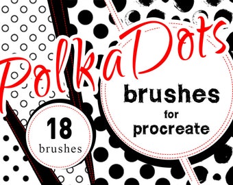 Polka Dots procreate Pinsel.