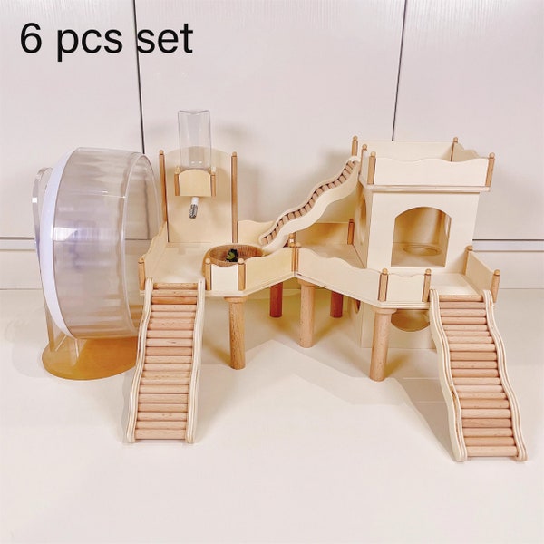 Multi Combinations of hamster platform set, Small pet supply, Hamster supplies, for small animals sugar glider guinea Pig hedgehog rat