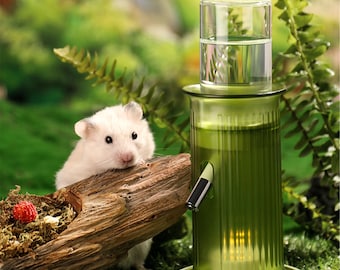 Hamster glass bottle Hamster cage decor Small animals water bottle Small candlestick kettle DIY kettle Pet supply Good-looking water bottle