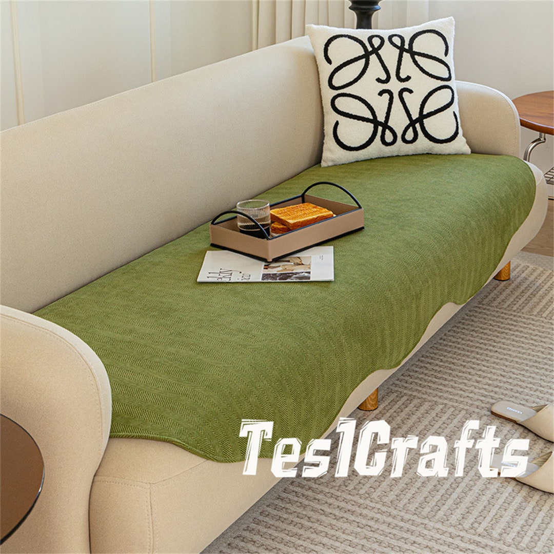 High Quality Sofa Covers Chenille Solid Color Corner Sofa Towel Anti-slip  Protection Pad Couches Living Room Home Four Seasons