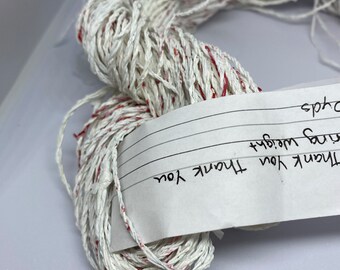 3 ply Handspun Thank You Thank You Thank You Bag Plarn