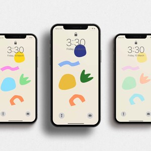 Abstract iPhone Wallpapers, Digital Download, Aesthetic Wallpaper iPhone, Shapes wallpaper, Abstract Phone Background, Phone Wallpaper