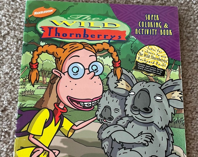The Wild Thornberrys Super Coloring & Activity Book 2000 Landoll's - Etsy