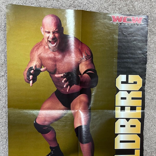 WCW Magazine Kronik Goldberg poster